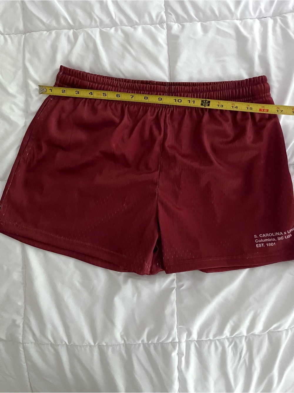 The Upside Maroon Gamecocks Athletic Shorts with Elastic Waistband